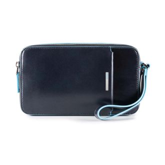 Piquadro Bags, male, Blue, Size: ONE SIZE Mens clutch with two dividers