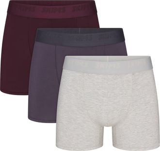 SKIMS 3-Pack 3-Inch Stretch Modal Boxer Briefs in Raven Multi at Nordstrom, Size Xx-Large