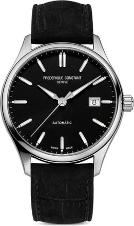 Frederique Constant Classics Index Automatic 40mm - men - stainless steel/Calf Leather - One Size - Black