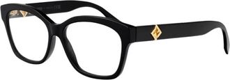 Fendi Fe 50124I 001 Optical Frame - Dames - Brillen - Zwart - 56 MM - Accessoires