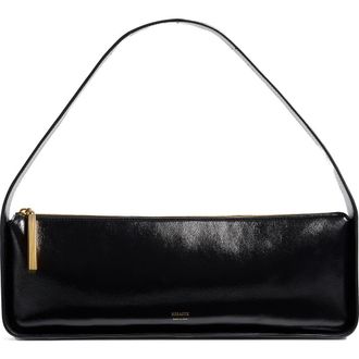 Khaite Lori Baguette Leather Shoulder Bag in Black at Nordstrom