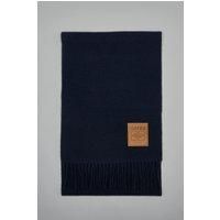 Ganni Double Face Wool Solid Scarf