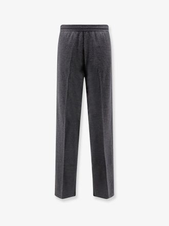Gucci Pantaloni leisure in lana con nastro Web - GUCCI - gender_Man