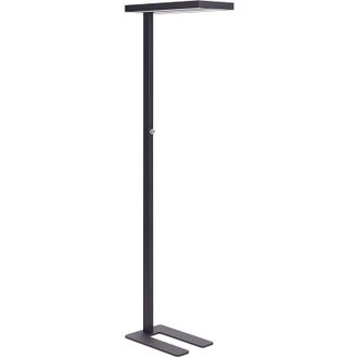 Beliani LED Floor Lamp TAURUS with Dimmer Metal Black