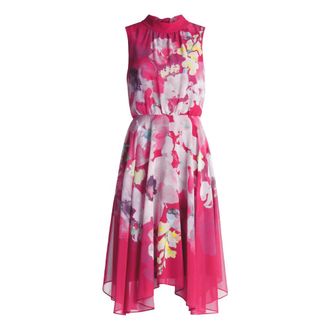 Vera Mont Dames, Jurken, Roze, Maat: M Chiffon