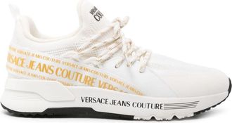 Versace Jeans Couture Dynamic logo-strap sneakers - women - Polyamide/Rubber/Fabric - 39 - White