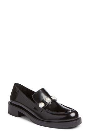 Stuart Weitzman Portia Bold Loafer in Black at Nordstrom Rack, Size 7.5