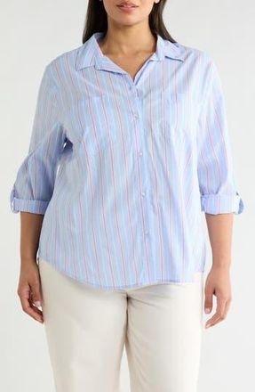 Beach Lunch Lounge Angel Popover Shirt in Misty Cove at Nordstrom Rack, Size 2 X