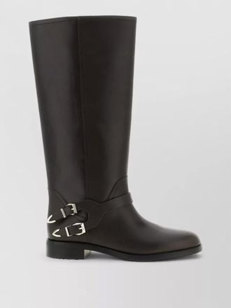 Pinko leather knee-high boots