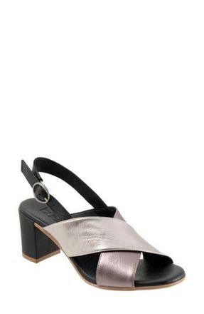 Bueno Natasha Slingback Sandal in Metallic Multi at Nordstrom Rack, Size 10.5-11Us / 42Eu