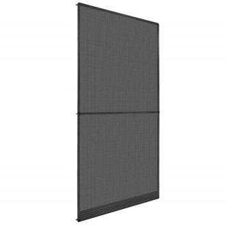 vidaXL Mosquitera Con Bisagras Para Puertas Antracita 120x240 Cm Vidaxl