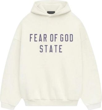 Fear of God Essentials Fleece Hoodie - unisex - Hoodies - Beige - M - Katoen - Hoodies & sweatvesten