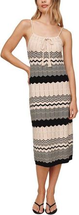 Bella Dahl Chevron Knit Midi Dress in Summer Chevron at Nordstrom, Size X-Small