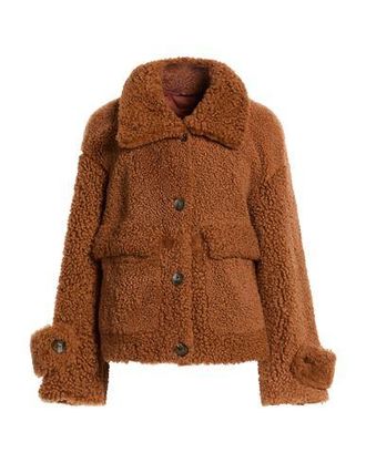 Salvatore Santoro ROPA DE ABRIGO - Borreguito y pelo ecol&oacute;gico en YOOX.COM