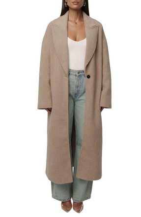 JLUXLABEL Dion Oversize Coat in Sand at Nordstrom, Size Large