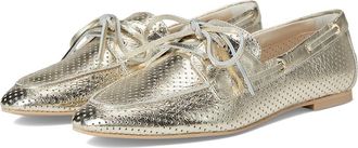 Dolce Vita Lakin Womens Shoes Platinum Perforated Leather : 8.5 M
