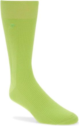 Tom Ford Cotton Rib Socks in Acid Green at Nordstrom, Size X-Large