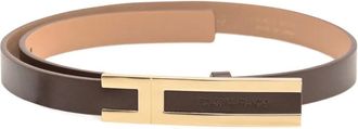 Elisabetta Franchi Cintura con placca - Marrone