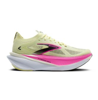 Brooks Mens Hyperion Max 3 Running Shoe In Luminary/cyber Pink/black