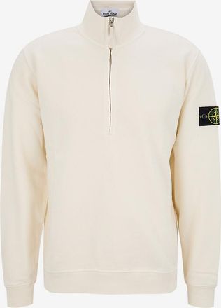 Stone Island Sweatshirt mit Stehkragen und Reissverschluss 6100068