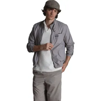 Members Only Mens Windbreaker Packable Jacket in Light Grey at Nordstrom, Size Xx-Large