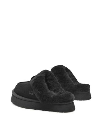 UGG Womens Disquette Slippers Black Shoes > Flats