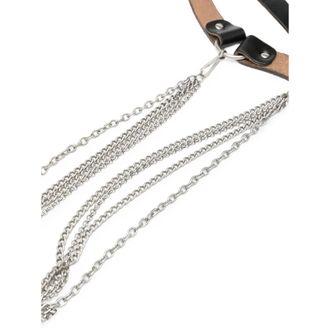 Our Legacy Chain-link Leather Belt