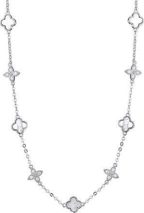 Adornia Mother of Pearl Station Necklace in White at Nordstrom Rack