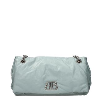 Balenciaga Monaco Umh&auml;ngetasche Damen Leder Celeste/Aqua