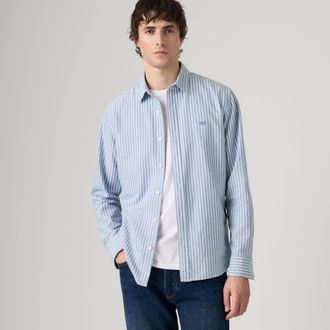 Levi's Battery Housemark Standard Shirt - Mens - 2XL - Blue