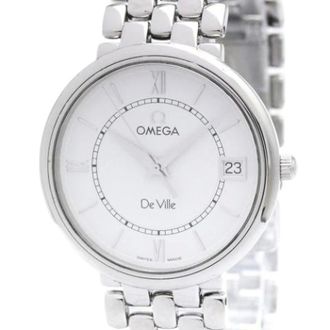 Omega Pre-owned De Ville 7514.21 Polshorloge - Heren - Pre-owned - Wit - Maat: ONE Size