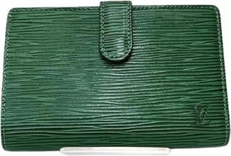 Louis Vuitton Pre-owned Wallets, female, Green, Size: ONE SIZE Pre-owned Portefeuille Viennois Epi Wallet
