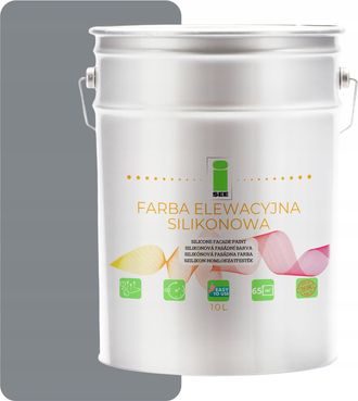 OEM Vernice Per Facciate In Silicone Grigio Tonalit&agrave; Grigio 10l Prodotto Lucidante