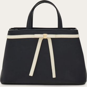 Ferragamo Women Mini Bow top handle Black