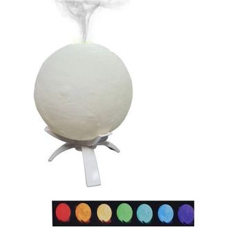 Trade Shop Trade Shop - Humidificador L&aacute;mpara De Luna Con Forma De Luz Rgb Led Difusor De Aromaterapia Humo Aromas 13cm