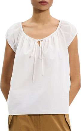 Theory Easy Tie Blouse Woven Top