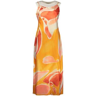 Desigual Arancione Polyester Damesjurk