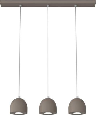 Lumicom Campanella Lampara De Techo Lineal X3 Monocolor Brillo