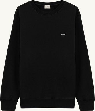 Autry CREWNECK SWEATSHIRT WITH EMBROIDERED LOGO FOR MAN