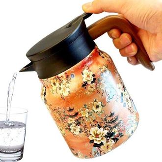 OEM Tetera T&eacute;rmica - Jarra De Caf&eacute; - Para Servir Bebidas - Dise&ntilde;o A Prueba De Fugas - 11 X 165 Cm - Naranja