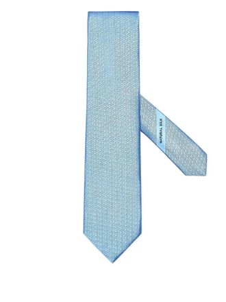 Ermenegildo Zegna patterned tie - Blue
