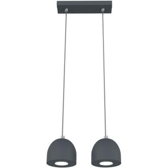 Lumicom Campanella Lampara De Techo Lineal X2 Monocolor Mate