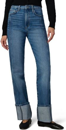Joe's The Margot Cuffed High Waist Straight Leg Jeans in Tome at Nordstrom, Size 30