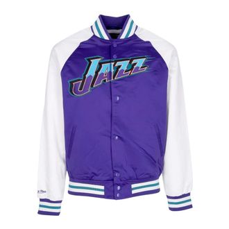 Mitchell & Ness Bomber Jackets, male, Purple, XL, Bomber Jackets