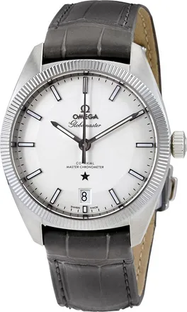 Omega Pre-owned Omega Globemaster Silver Dial Mens Watch 130.33.39.21.02.001
