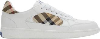 Burberry Schoenen - Heren - Sneakers - Wit - 45 EU - Schoenen