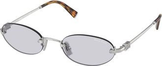 Miu Miu MUA54S 1BC3F2 Womens Sunglasses Silver Size 51