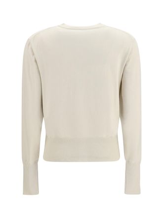 Vivienne Westwood Embroidered Orb Logo Cardigan - White