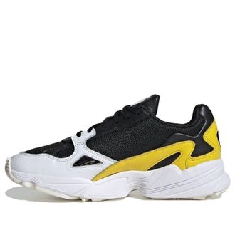 adidas (WMNS) adidas Falcon Black Yellow White EG6708