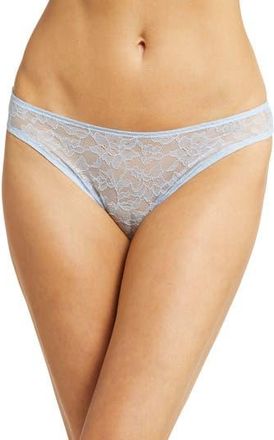 Skarlett Blue Paradise High Cut Lace Bikini in Dove Blue at Nordstrom Rack, Size Xx-Large